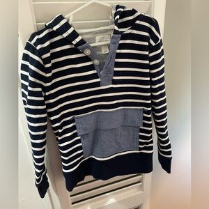 Crewcuts quarter Button hooded top